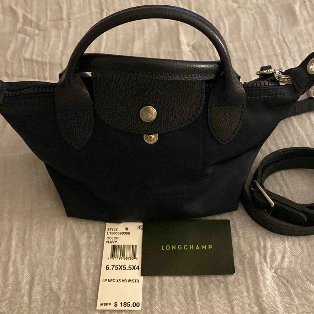 Small long champ cross body bag